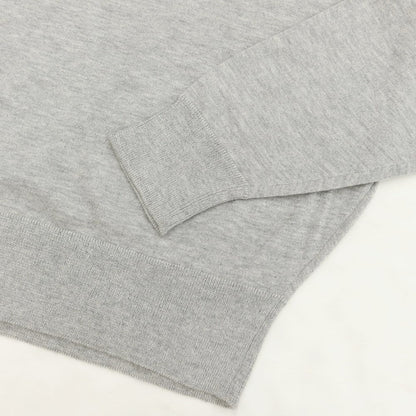 [Used] Aquascutum Cashmere Cotton V-neck Pullover Knit Grey [Size M] [GRY] [A/W] [Condition Rank A] [Men&