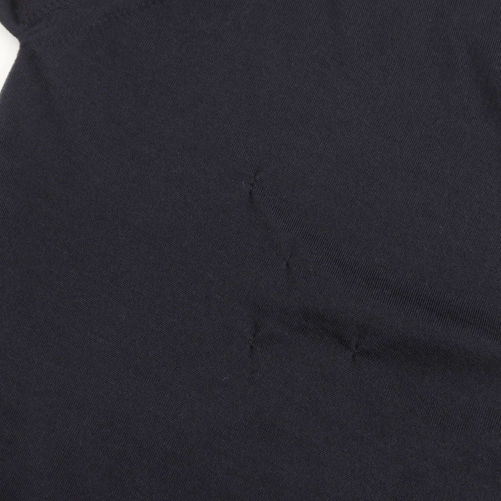 [Used] Aquascutum wool V-neck pullover knit, dark navy [Size M] [NVY] [A/W] [Condition Rank D] [Men&