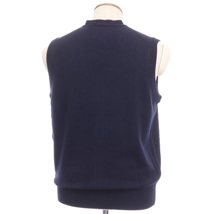 [Used] Aquascutum Cashmere Knit Vest Navy [Size M] [NVY] [A/W] [Condition Rank A] [Men&