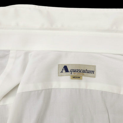 [Used] Aquascutum Button-down shirt White [Size M] [WHT] [S/S/A/W] [Condition Rank B] ​​[Men&