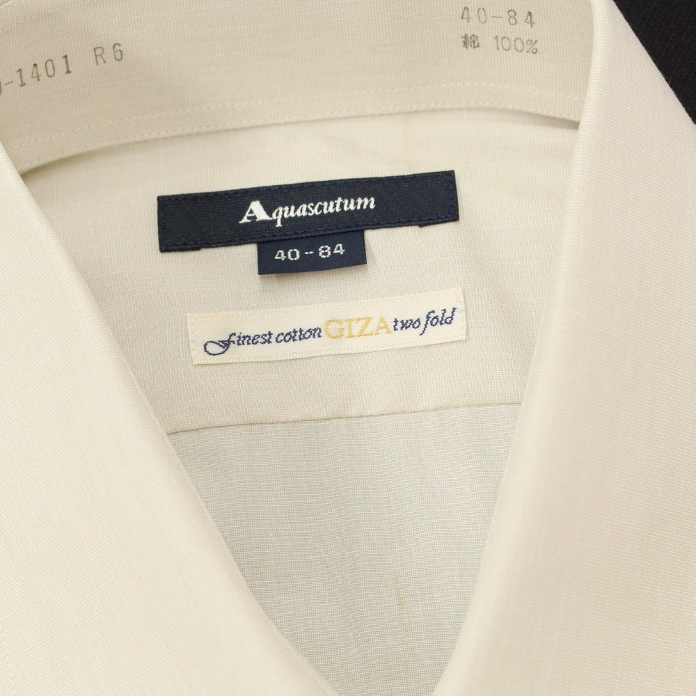 [Used] Aquascutum Broad Cotton Dress Shirt Beige [Size 40-84] [BEI] [S/S/A/W] [Condition Rank B] ​​[Men&