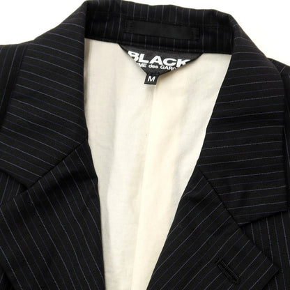 【中古】【未使用】ブラックコムデギャルソン BLACK COMME des GARCONS ポリエステルウール ストライプ テーラードジャケット ブラックxブルー【サイズM】【BLK】【A/W】【状態ランクS】【メンズ】【769287】
[EPD]