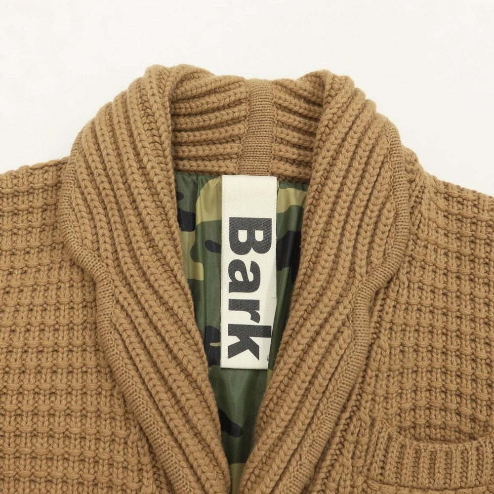 [Used] BARK Wool Nylon Knit Chesterfield Coat Beige [Size S] [BEI] [A/W] [Condition Rank B] ​​[Men&