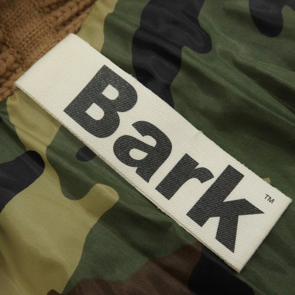 中古】バーク BARK ウールナイロン ニット チェスターフィールドコート