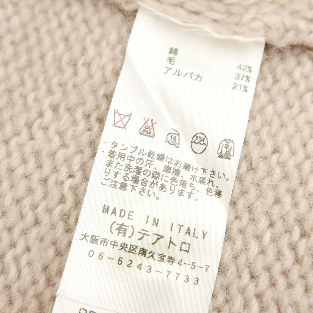 [Used] Heritage Cotton Wool Alpaca Turtleneck Pullover Knit Beige [Size 46/XS] [BEI] [A/W] [Condition Rank B] ​​[Men&