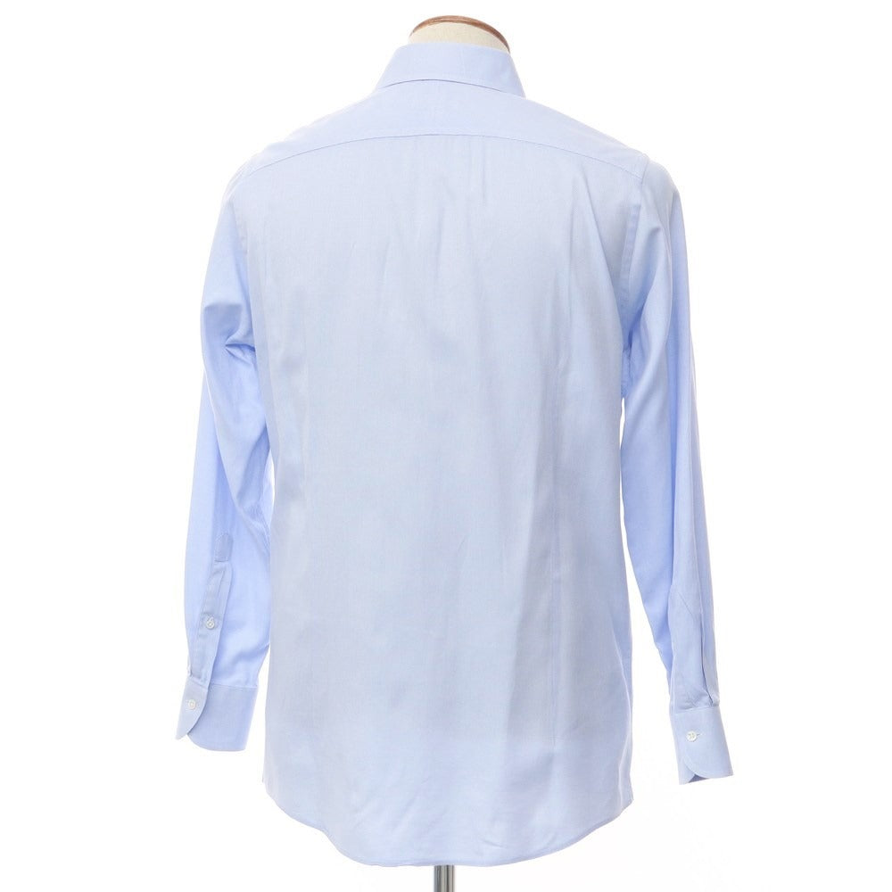 [Used] CAMICIANISTA Cotton Semi-wide Collar Dress Shirt Light Blue x White [Size 39] [BLU] [S/S/A/W] [Condition Rank C] [Men&