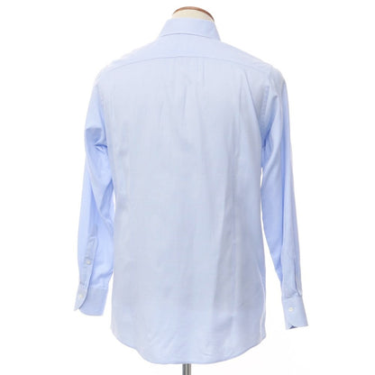 [Used] CAMICIANISTA Cotton Semi-wide Collar Dress Shirt Light Blue x White [Size 39] [BLU] [S/S/A/W] [Condition Rank C] [Men&