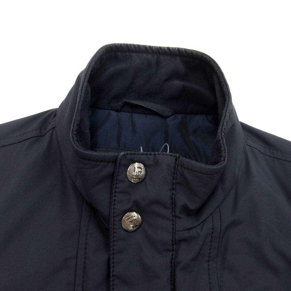 [Used] CORNELIANI polyester cotton padded blouson, dark navy [size 50] [NVY] [A/W] [Condition rank C] [Men&