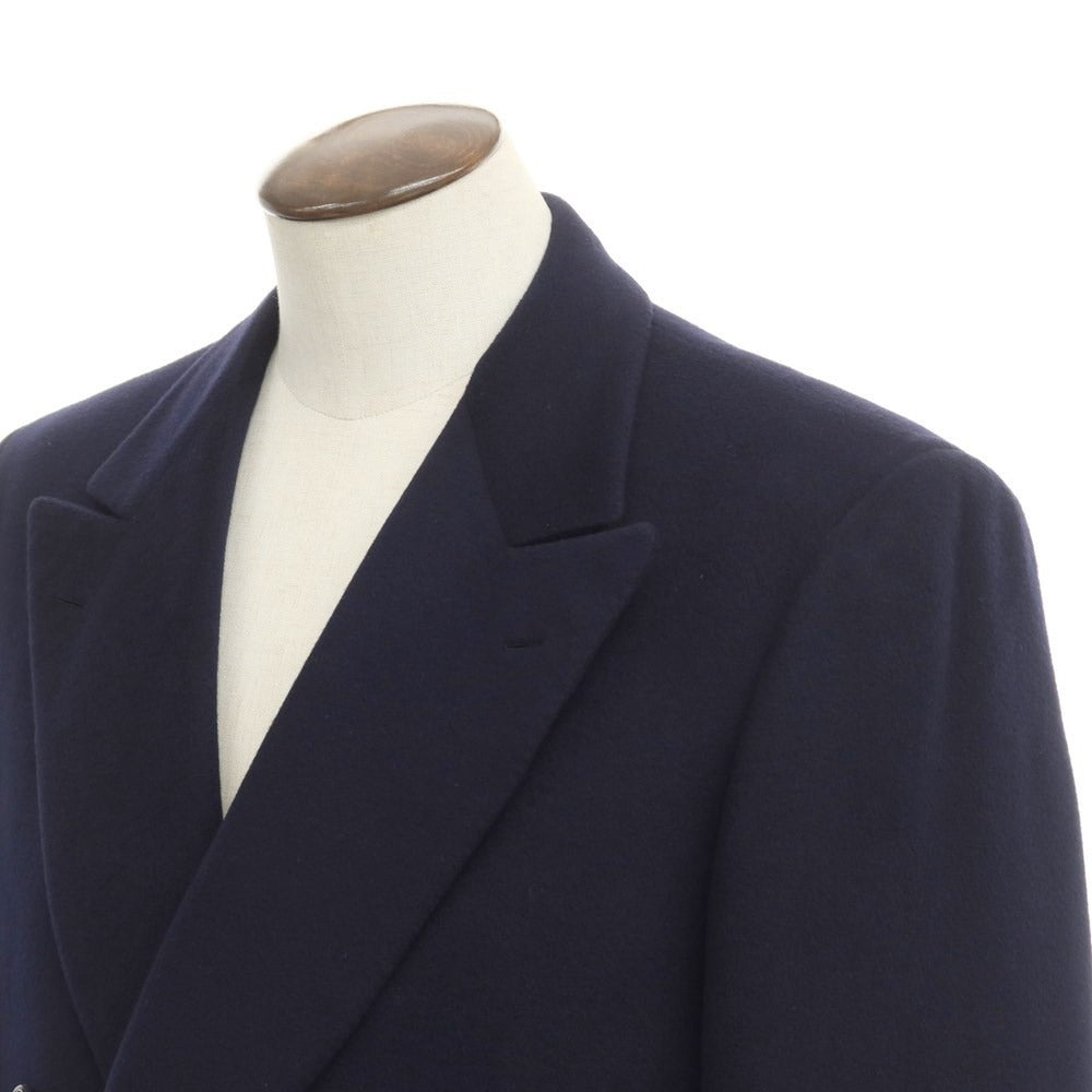 【中古】ブリオーニ Brioni カシミヤ ダブルブレスト チェスターコート ネイビー【サイズ48】【NVY】【A/W】【状態ランクB】【メンズ】【768893】
[CPD]