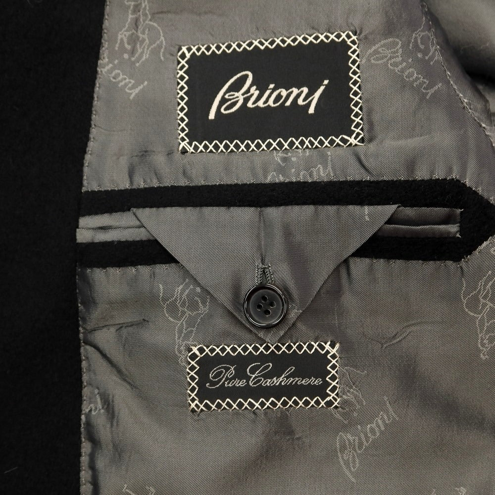 ブリオーニ Brioni カシミヤ テーラードジャケット ブラック【サイズ表記なし（M位）】【メンズ】