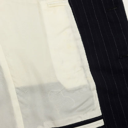 [Used] Brioni Wool 3-piece Striped 3B Set-up Suit Navy [Size not specified (L size)] [NVY] [A/W] [Condition Rank D] [Men&