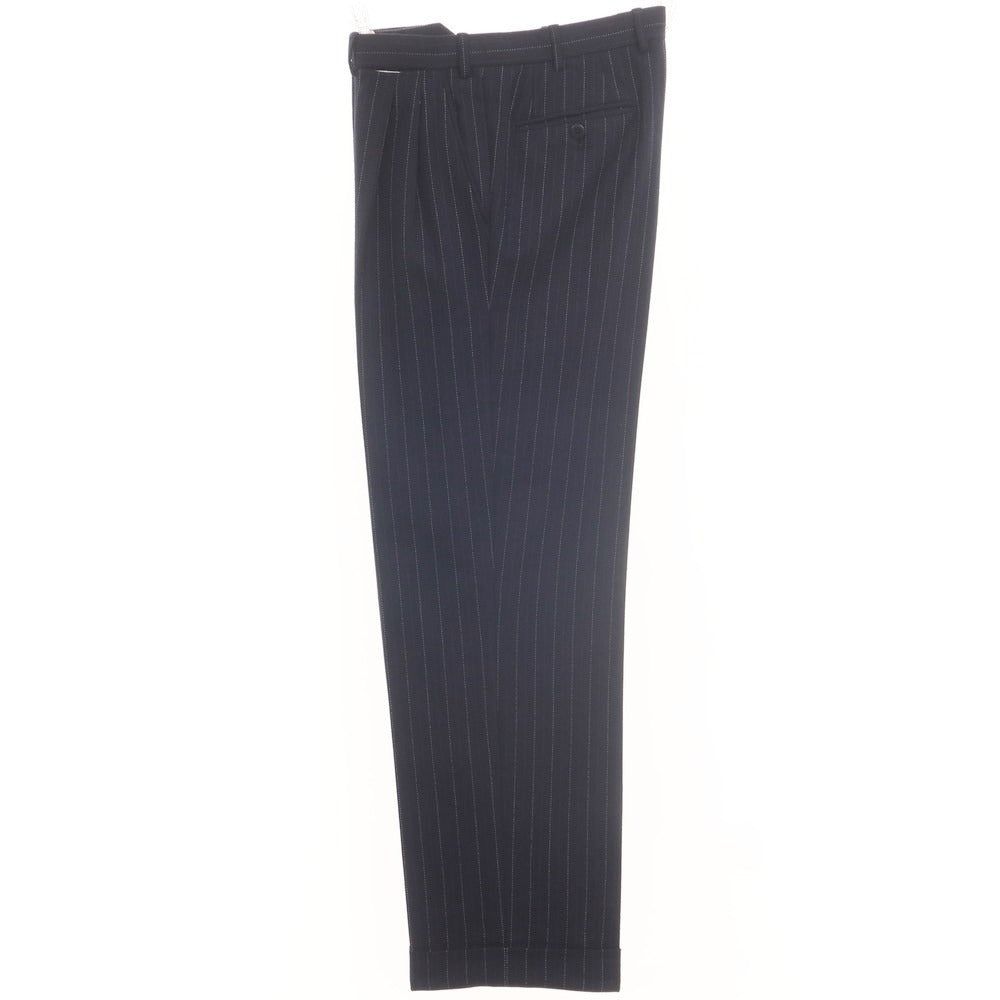 [Used] Brioni Wool 3-piece Striped 3B Set-up Suit Navy [Size not specified (L size)] [NVY] [A/W] [Condition Rank D] [Men&