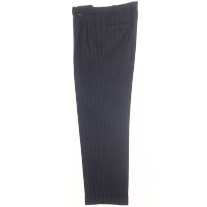 [Used] Brioni Wool 3-piece Striped 3B Set-up Suit Navy [Size not specified (L size)] [NVY] [A/W] [Condition Rank D] [Men&