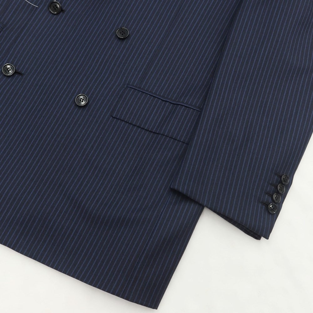 [Used] Brioni Wool Double Breasted 6B Suit Set Navy x Blue [Size 48] [NVY] [A/W] [Condition Rank D] [Men&