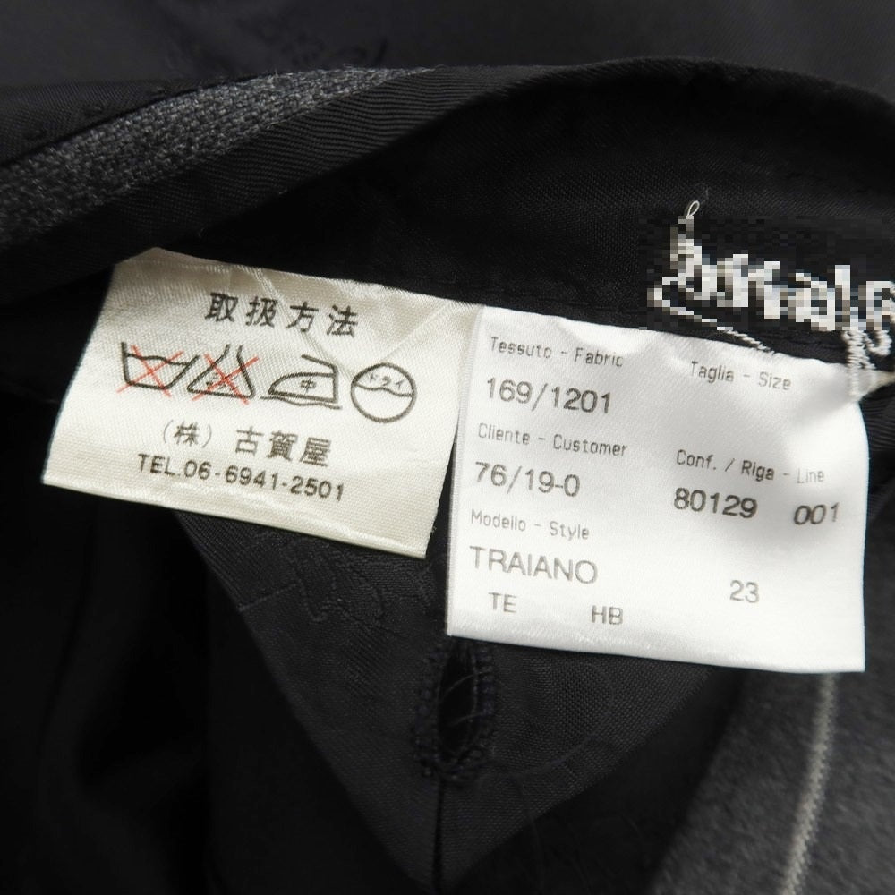 中古】ブリオーニ Brioni ウール 3ピース ストライプ 3B セットアップ