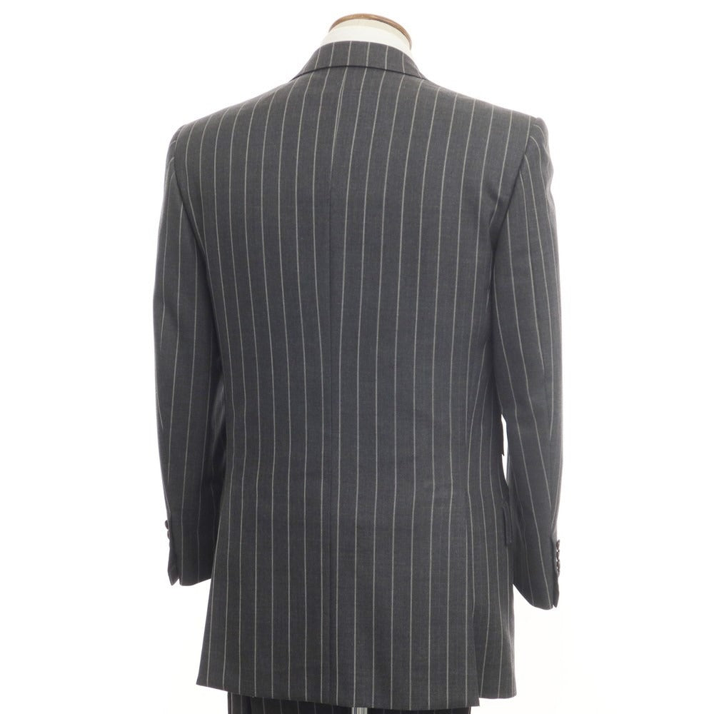 中古】ブリオーニ Brioni ウール 3ピース ストライプ 3B セットアップ