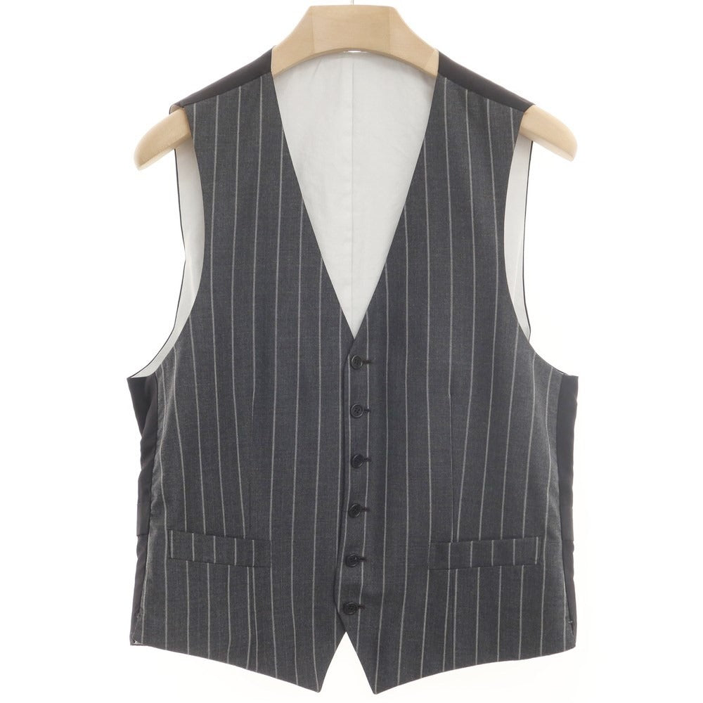 [Used] Brioni wool 3-piece striped 3B suit, grey [size not specified (approximately L)] [GRY] [A/W] [Condition rank D] [Men&