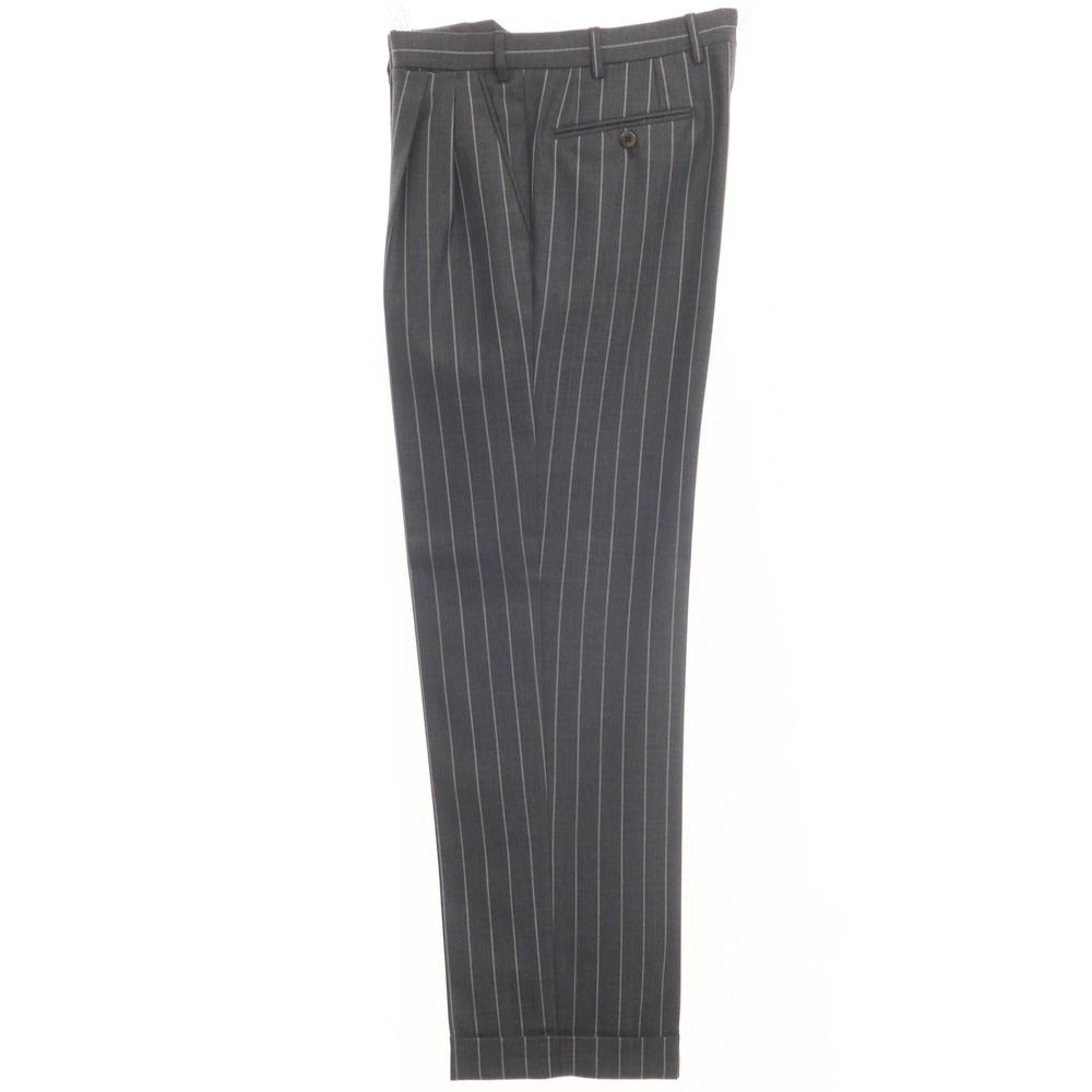 [Used] Brioni wool 3-piece striped 3B suit, grey [size not specified (approximately L)] [GRY] [A/W] [Condition rank D] [Men&