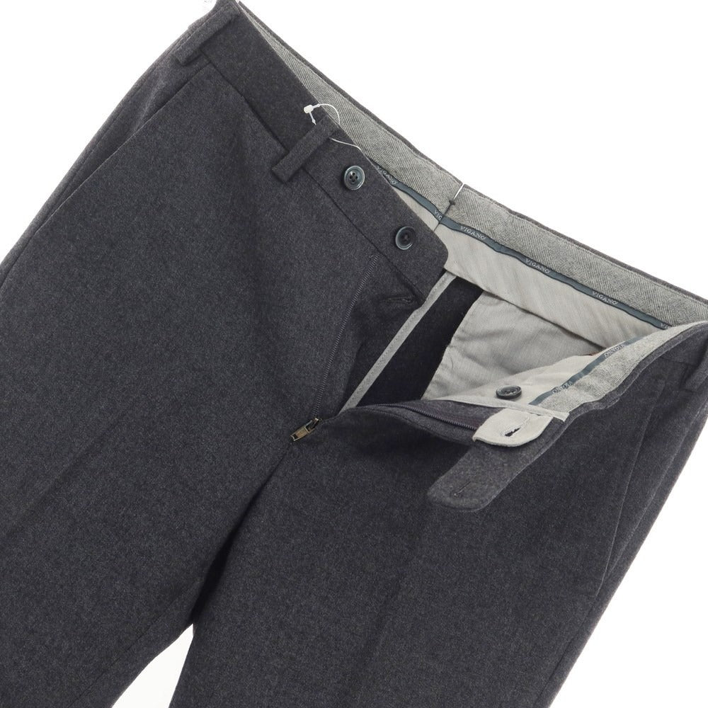 [Used] VIGANO wool dress slacks pants, dark grey [Size 46] [GRY] [A/W] [Condition Rank C] [Men&