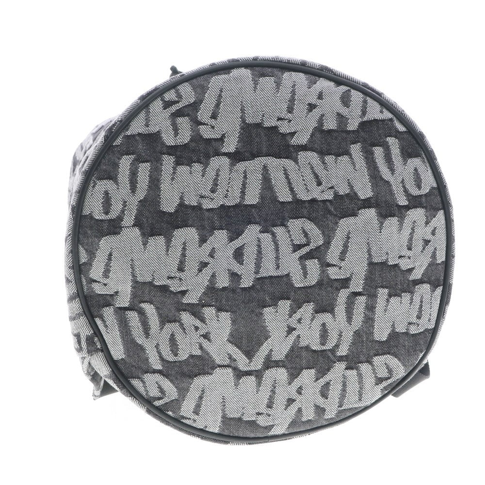 [Used] Supreme 2022 Spring/Summer Fat Tip Jacquard Denim Backpack Denim Backpack/Rucksack Black x Light Gray [W36.5xH47] [BLK] [S/S/A/W] [Condition Rank A] [Men&