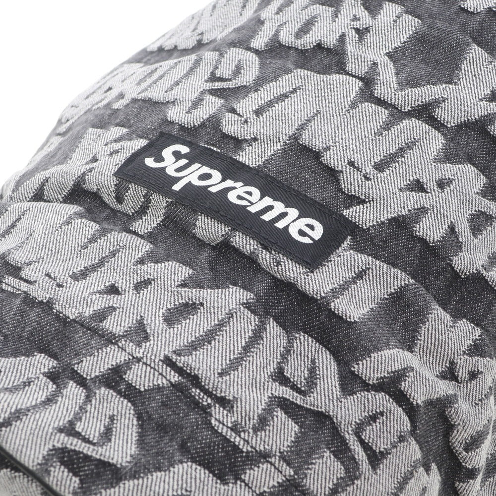 [Used] Supreme 2022 Spring/Summer Fat Tip Jacquard Denim Backpack Denim Backpack/Rucksack Black x Light Gray [W36.5xH47] [BLK] [S/S/A/W] [Condition Rank A] [Men&