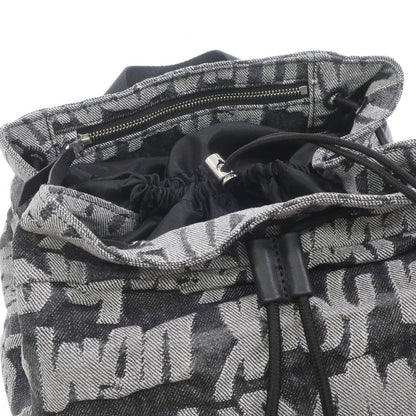 [Used] Supreme 2022 Spring/Summer Fat Tip Jacquard Denim Backpack Denim Backpack/Rucksack Black x Light Gray [W36.5xH47] [BLK] [S/S/A/W] [Condition Rank A] [Men&