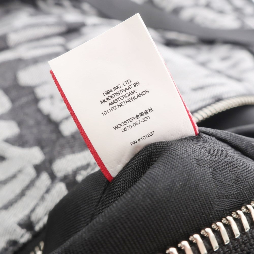 [Used] Supreme 2022 Spring/Summer Fat Tip Jacquard Denim Backpack Denim Backpack/Rucksack Black x Light Gray [W36.5xH47] [BLK] [S/S/A/W] [Condition Rank A] [Men&