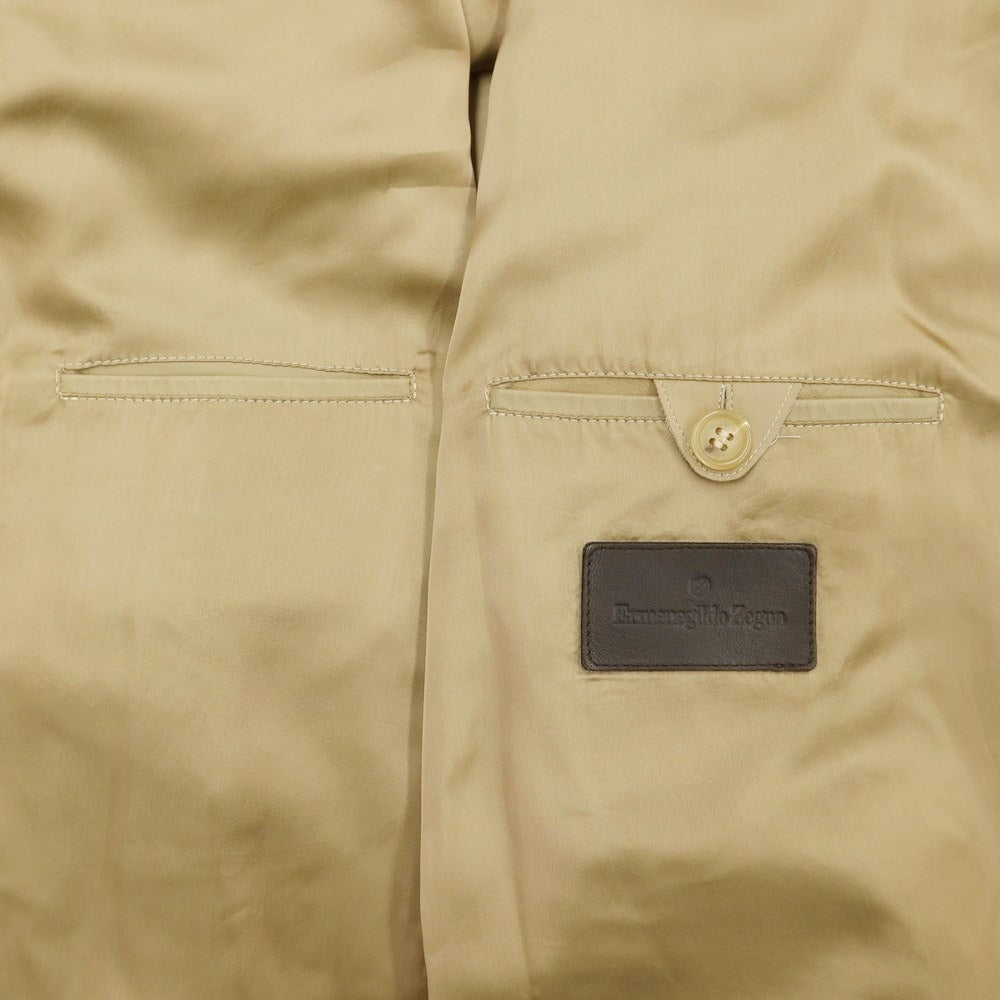 [Used] Ermenegildo Zegna Cotton Lined Trench Coat Beige [Size L/52] [BEI] [A/W] [Condition Rank C] [Men&