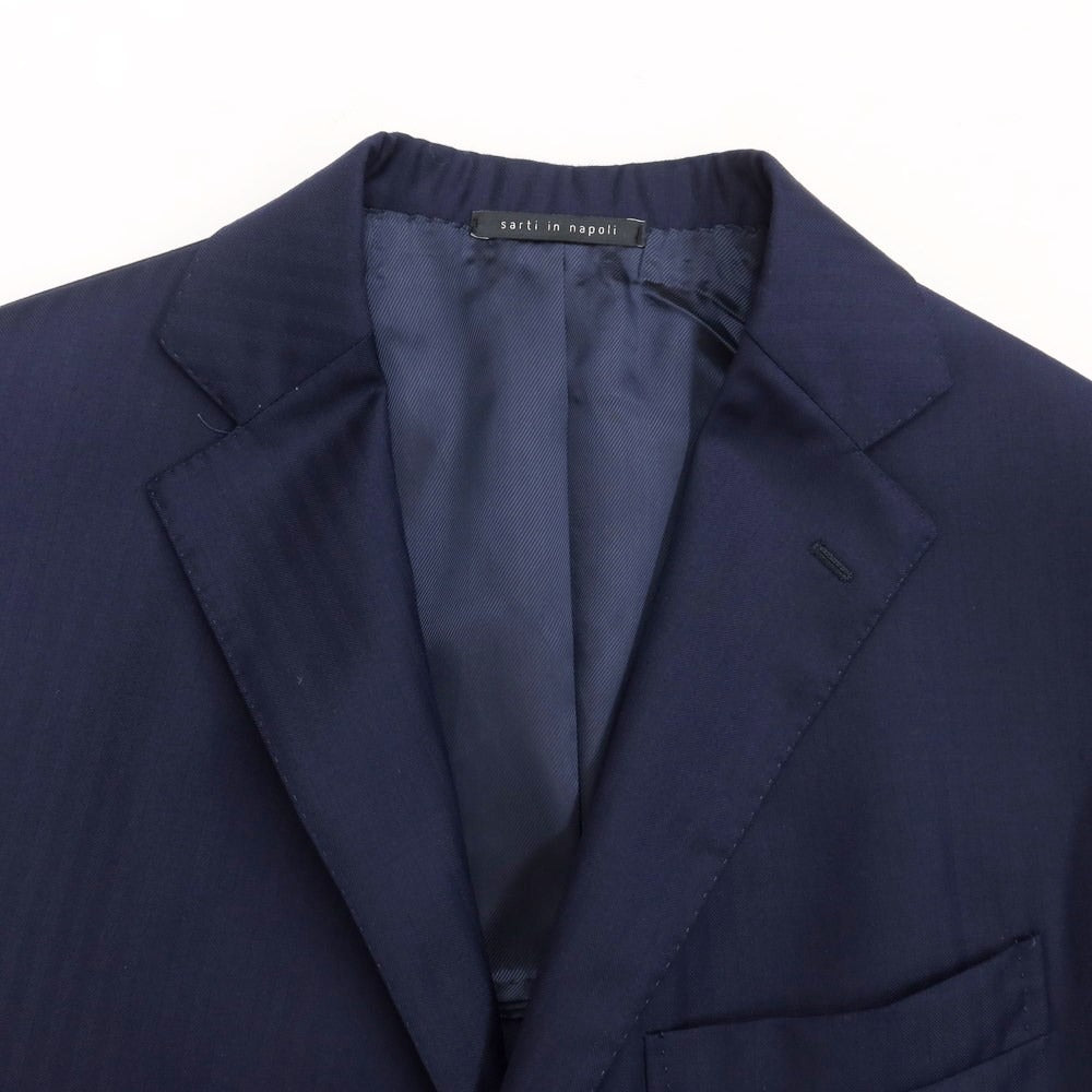 [Used] GAiOLA Wool Herringbone 3B Set-up Suit Navy [Size 52] [NVY] [S/S] [Condition Rank C] [Men&