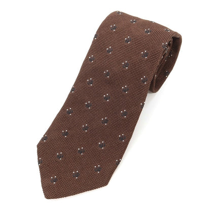 [Used] Ermenegildo Zegna Paisley Small Pattern Silk Tie Brown [BRW] [S/S/A/W] [Condition Rank B] ​​[Men&
