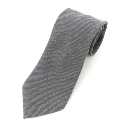 [Used] Ermenegildo Zegna 3-fold wool silk tie, grey [GRY] [A/W] [Condition: B] [Men&
