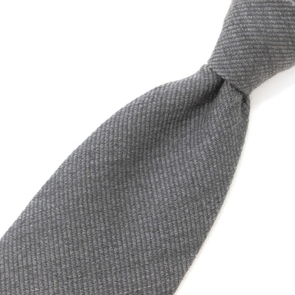 [Used] Ermenegildo Zegna 3-fold wool silk tie, grey [GRY] [A/W] [Condition: B] [Men&