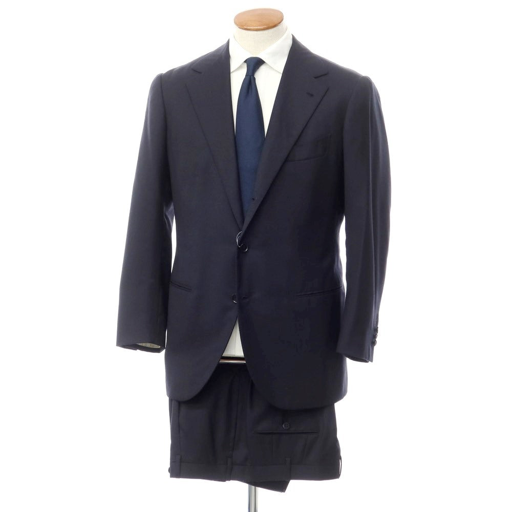 [Used] Sartoria Cavuto wool 3-button suit, navy [Size not listed (48th)] [NVY] [A/W] [Condition rank A] [Men&