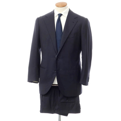 [Used] Sartoria Cavuto wool 3-button suit, navy [Size not listed (48th)] [NVY] [A/W] [Condition rank A] [Men&