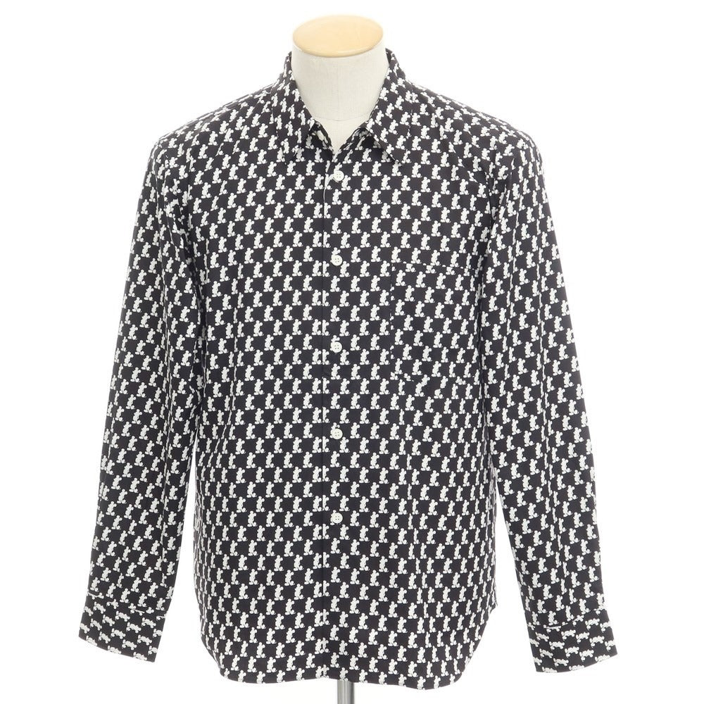 [Used] COMME des GARCONS HOMME DEUX 2022 Autumn/Winter x Disney Cotton All-over Print Shirt Black x White [Size S] [BLK] [S/S/A/W] [Condition Rank A] [Men&