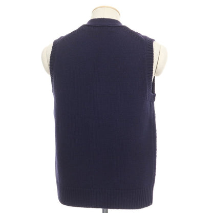 [Used] COMME des GARCONS HOMME DEUX 2022 Autumn/Winter Wool Knit Vest Navy [Size S] [NVY] [A/W] [Condition Rank A] [Men&