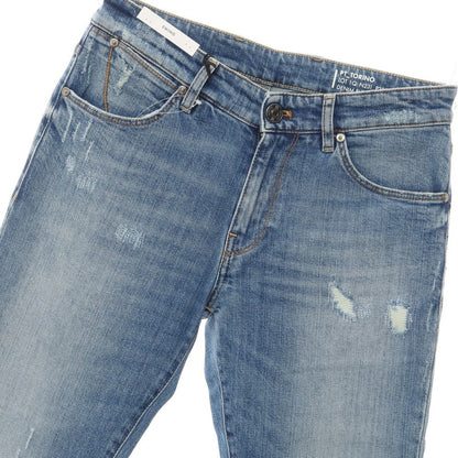 [New] PT TORINO DENIM SWING Distressed &amp;amp; Repaired Denim Pants Jeans Blue [Size 32] [BLU] [S/S/A/W] [Condition Rank N] [Men&