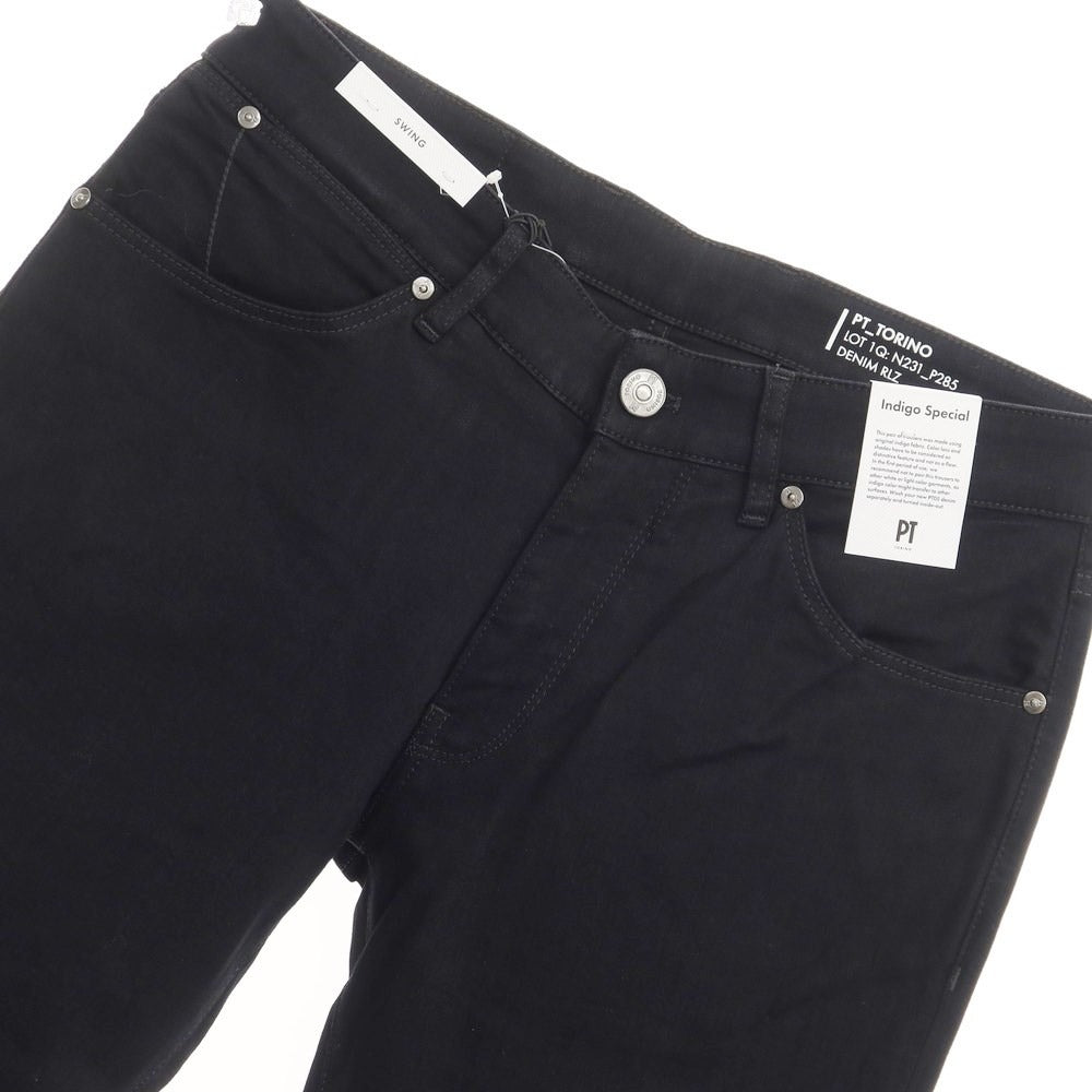 [New] PT TORINO DENIM SWING Stretch Denim Pants Jeans Black [Size 34] [BLK] [S/S/A/W] [Condition Rank N] [Men&