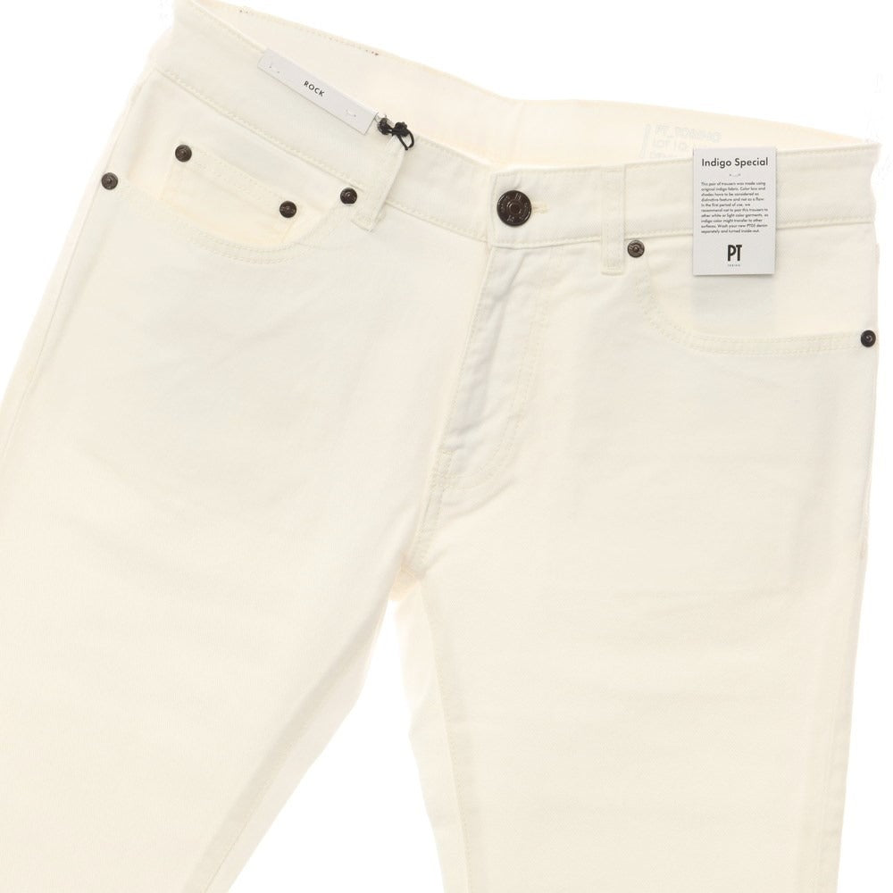 [New] PT TORINO DENIM ROCK Stretch Denim Pants Jeans White [Size 33] [WHT] [S/S/A/W] [Condition Rank N] [Men&