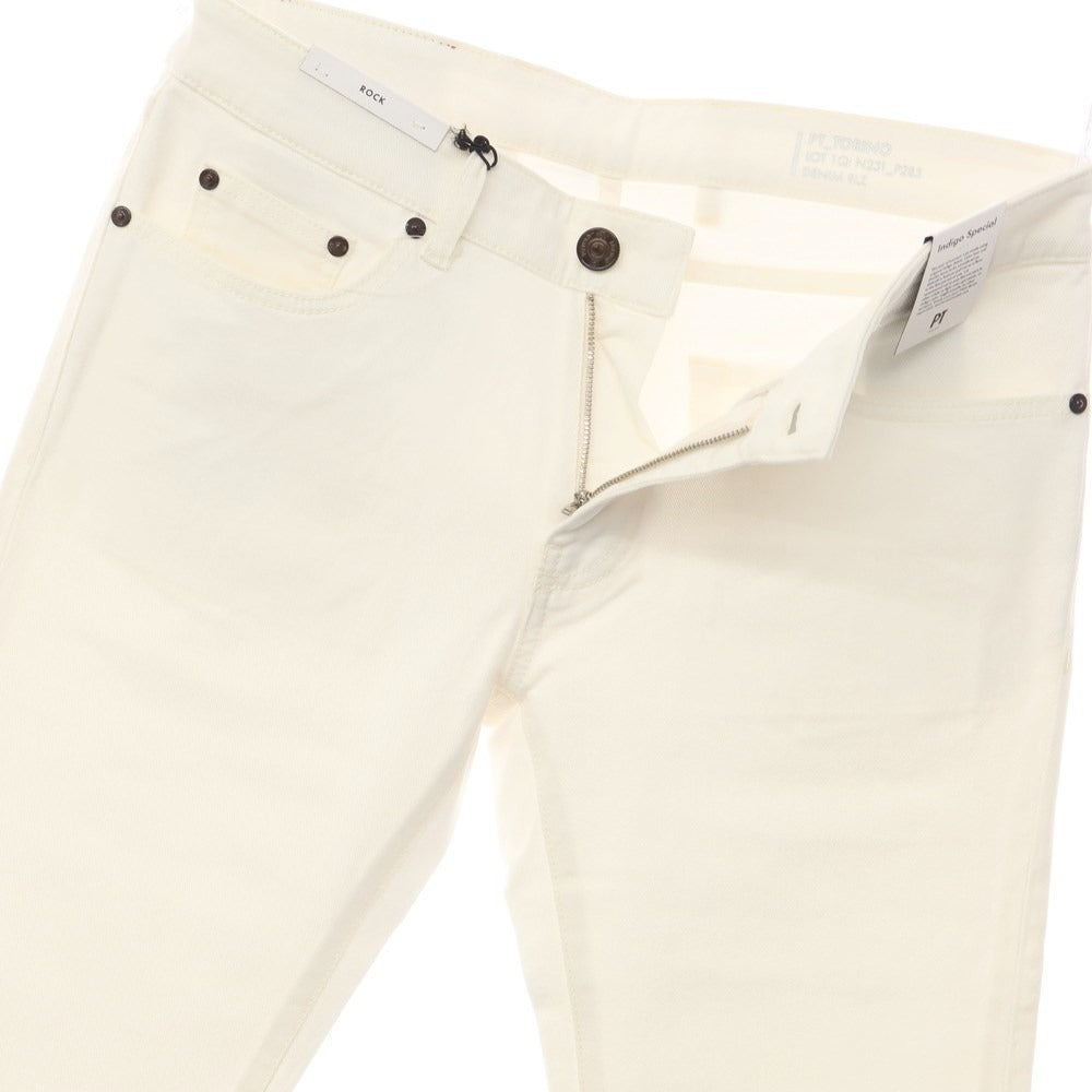[New] PT TORINO DENIM ROCK Stretch Denim Pants Jeans White [Size 33] [WHT] [S/S/A/W] [Condition Rank N] [Men&