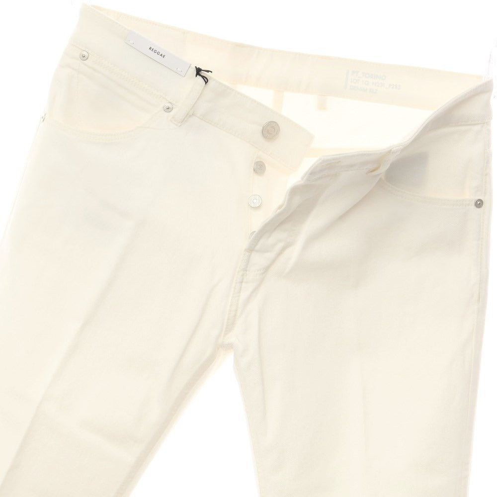 [New] PT TORINO DENIM REGGAE Stretch Denim Pants Jeans White [Size 34] [WHT] [S/S/A/W] [Condition Rank N] [Men&