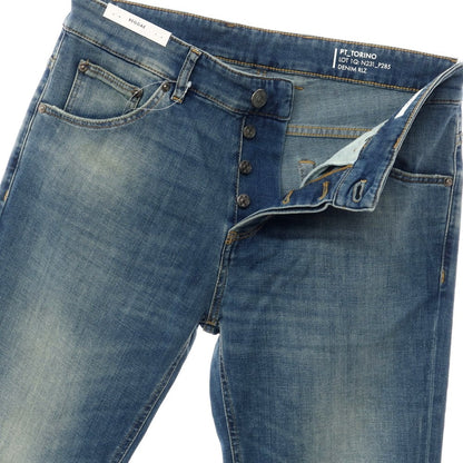 [New] PT TORINO DENIM REGGAE Cotton Cashmere Denim Pants Jeans Navy [Size 32] [NVY] [S/S/A/W] [Condition Rank N] [Men&