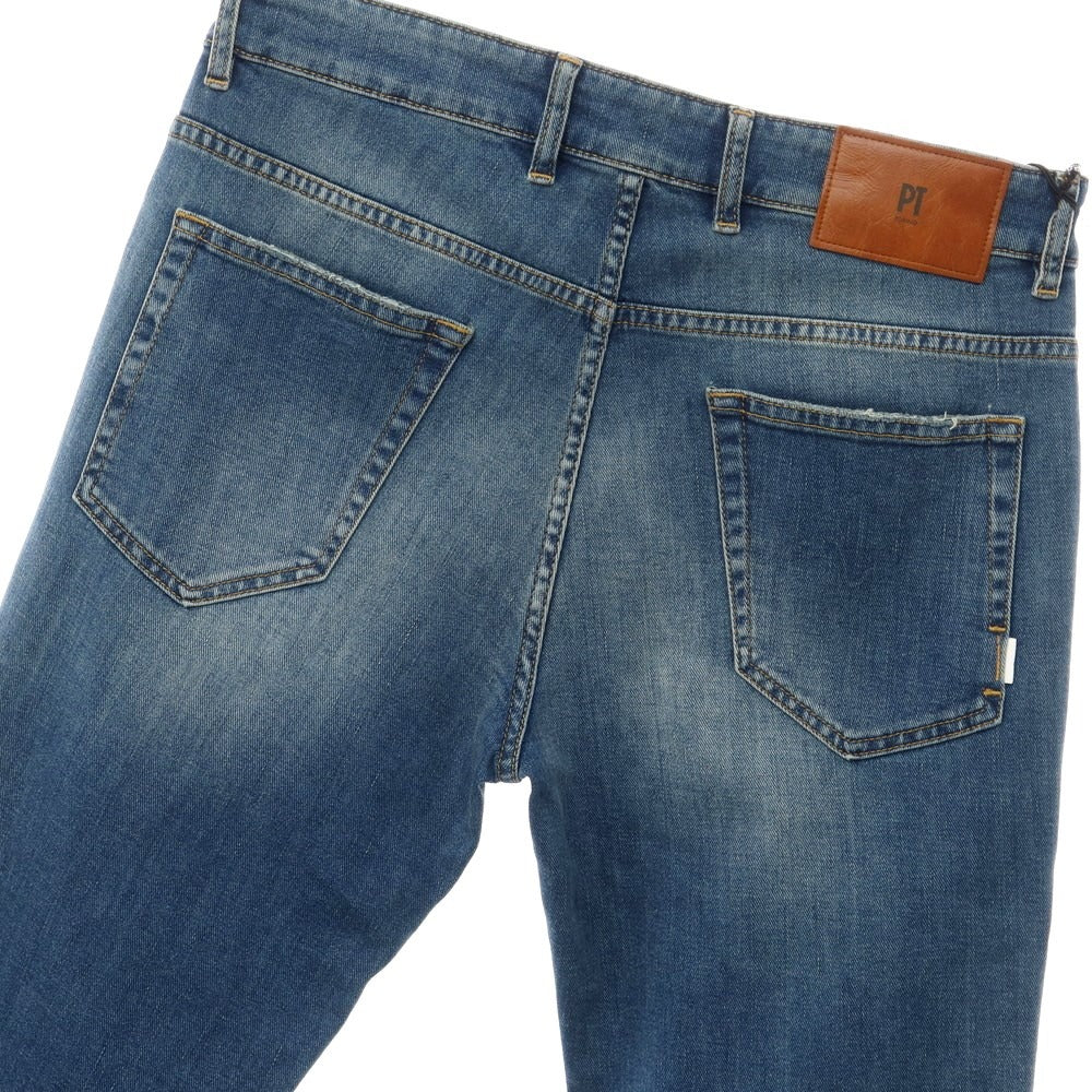 [New] PT TORINO DENIM REGGAE Cotton Cashmere Denim Pants Jeans Navy [Size 32] [NVY] [S/S/A/W] [Condition Rank N] [Men&