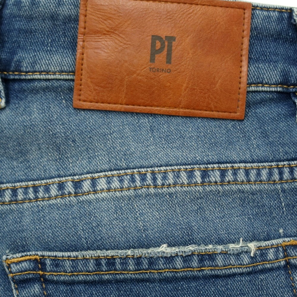 [New] PT TORINO DENIM REGGAE Cotton Cashmere Denim Pants Jeans Navy [Size 32] [NVY] [S/S/A/W] [Condition Rank N] [Men&