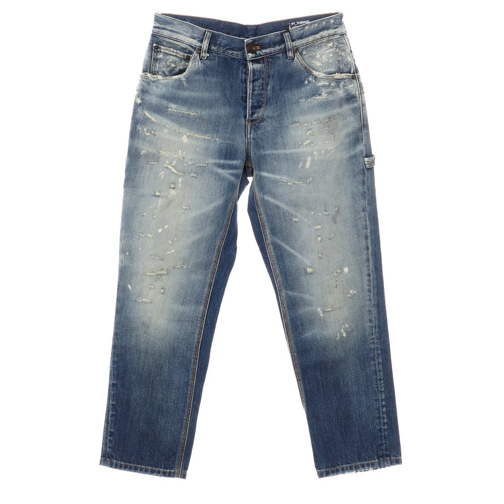 [New Outlet] PT Torino Denim PT TORINO DENIM REBEL WORK Distressed Denim Pants Jeans Blue [Size 30] [BLU] [S/S/A/W] [Condition Rank N-] [Men&