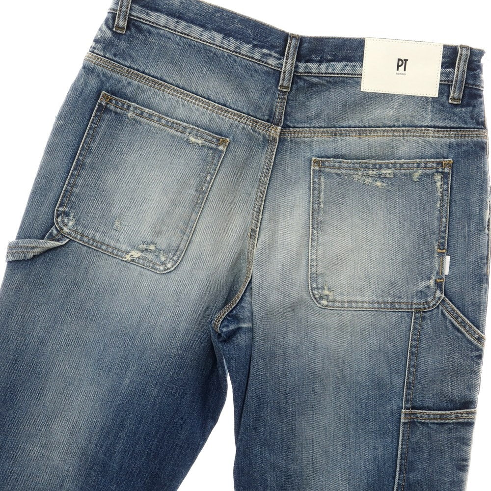[New Outlet] PT Torino Denim PT TORINO DENIM REBEL WORK Distressed Denim Pants Jeans Blue [Size 30] [BLU] [S/S/A/W] [Condition Rank N-] [Men&