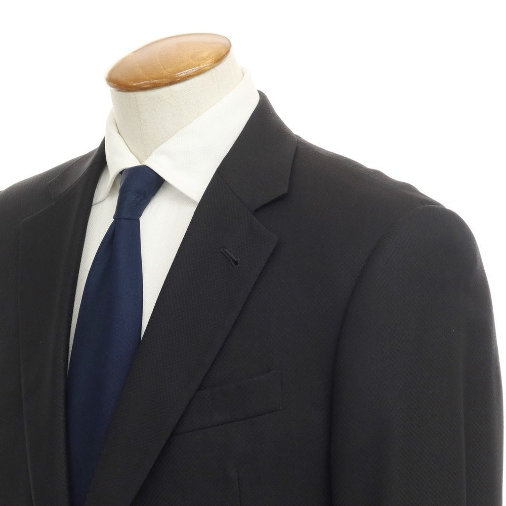 [Used] ARMANI COLLEZIONI Wool Silk 2B Set-up Suit Black [Size 50] [BLK] [S/S] [Condition Rank B] ​​[Men&