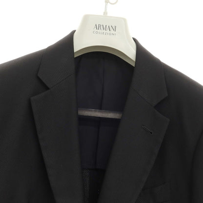 [Used] ARMANI COLLEZIONI Wool Silk 2B Set-up Suit Black [Size 50] [BLK] [S/S] [Condition Rank B] ​​[Men&