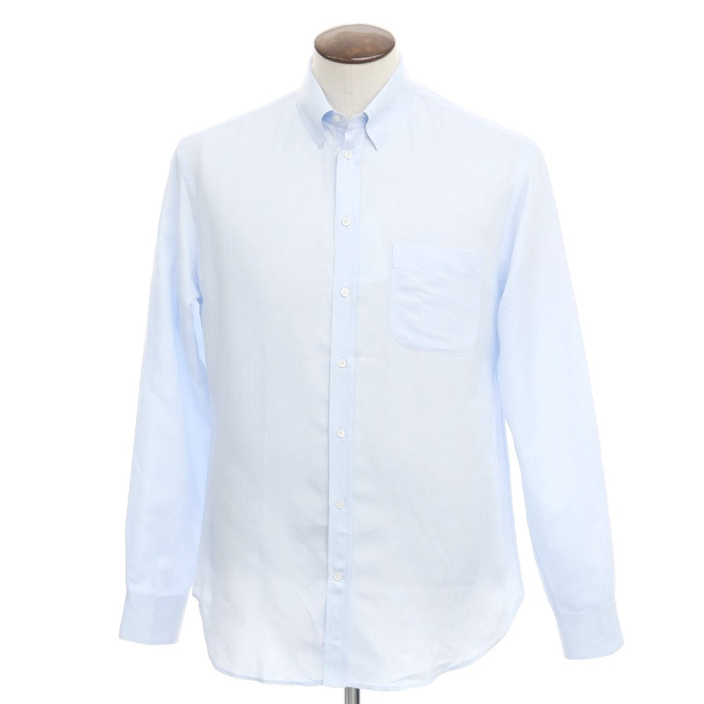 [Used] Emporio Armani EMPORIO ARMANI Cotton Herringbone Snap-down Dress Shirt Light Blue [Size 41] [BLU] [S/S/A/W] [Condition Rank B] ​​[Men&