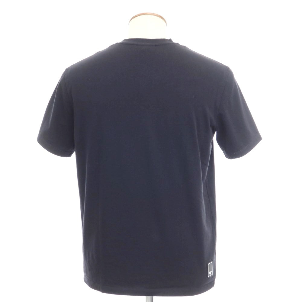 【中古】エンポリオ アルマーニ EMPORIO ARMANI ストレッチコットン Vネック 半袖Ｔシャツ ブラック【サイズM】【BLK】【S/S】【状態ランクB】【メンズ】【769369】